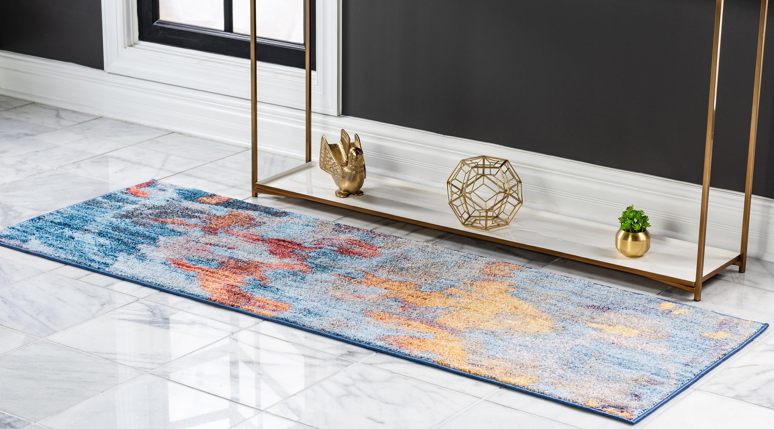 Elian - Sonnenaufgang-Farbverlauf-Teppich