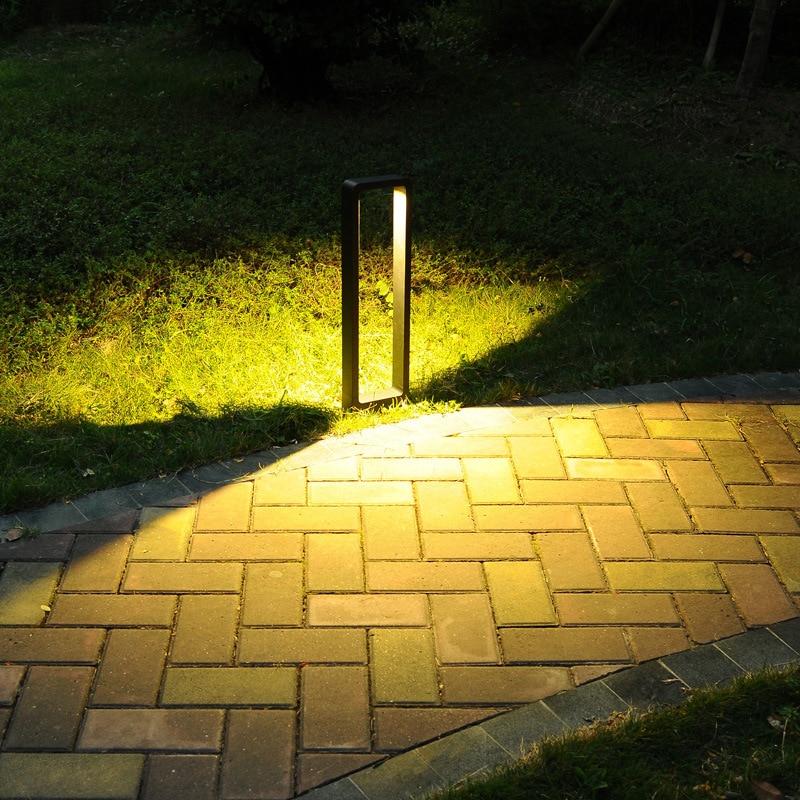 Breckyn - Moderne Schwarzrahmen-Gartenleuchte